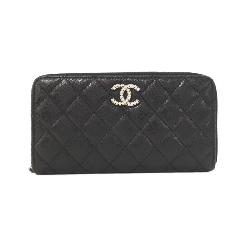 CHANEL Authentic Black Wallet